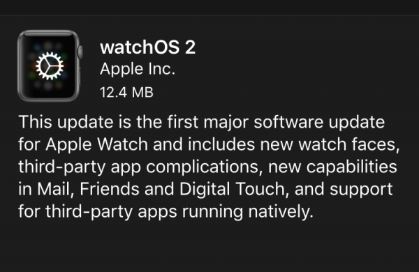 watchOS 2 正式版推送來(lái)臨，你的Apple Watch升級(jí)了嗎？